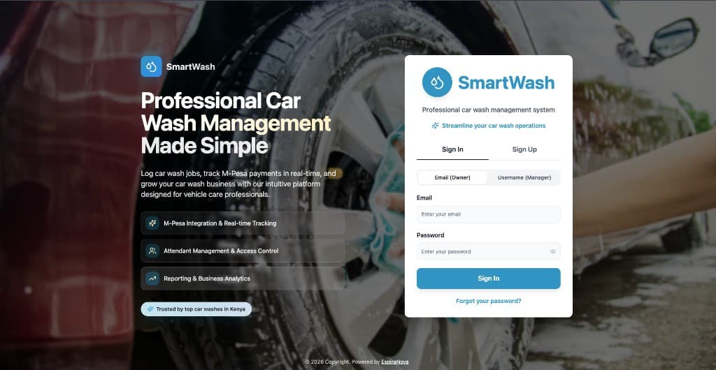 Car Wash Management